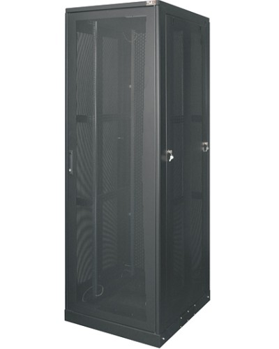 Комплект дверей передняя стеклянная задняя перфорированная для шкафа серии TFE 33U TLK (TFE-4-3380-GP-BK) в Санкт-Петербурге Аксессуары для стоек и шкафов Pintop.ru