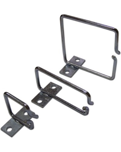 Скоба-органайзер металлическая для установки на 19 профиль, 40х40 мм TWT TWT-RING-M40x40 в Санкт-Петербурге Кабельные органайзеры Pintop.ru