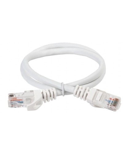 ITK Коммутационный шнур (патч-корд) кат.5Е UTP 5м белый (PC08-C5EU-5M) в Санкт-Петербурге Патч-корды и пигтейлы Pintop.ru