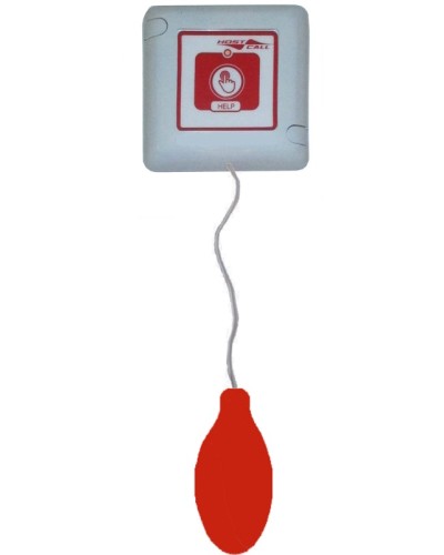 Пневмокнопка вызова влагозащищенная со шнуром Hostcall MP-435W2 в Санкт-Петербурге Система оповещения и трансляции Hostcall Pintop.ru