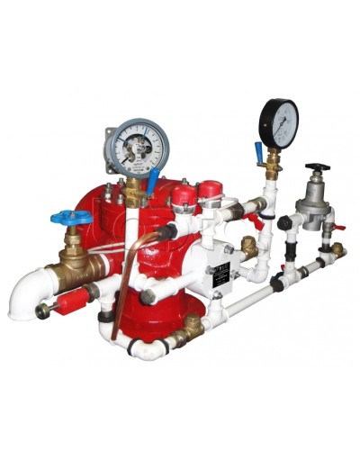 Узел управления спринклерный воздушный в комплекте с акселератором Спецавтоматика УУ-С100/1,6В3-ВФ.О4-01 в Санкт-Петербурге Устройства пуска водяного пожаротушения Pintop.ru