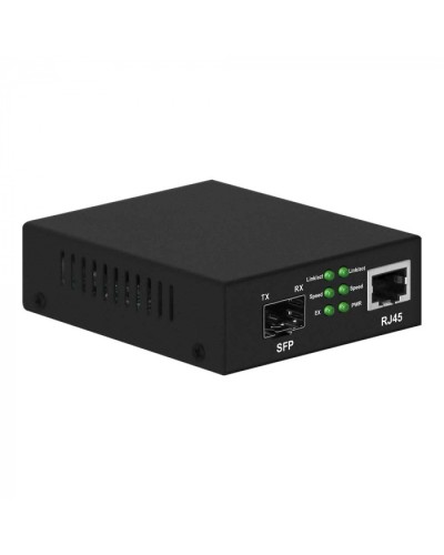 Медиаконвертер Gigabit Ethernet, SFP 1000Мбит/c, RJ45 10/100/1000Мбит/c, поддержка LFP NST NS-MC-1G1GX в Санкт-Петербурге Медиаконвертеры Pintop.ru