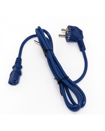 Кабель питания компьютера Hyperline PWC-IEC13-SHM-5.0-BL в Санкт-Петербурге Патч-корды и пигтейлы Pintop.ru