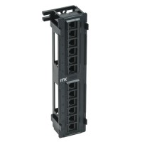 ITK Настенная патч-панель кат.5Е UTP, 12 портов (IDC Dual) (PP12-C5EU-D05)
