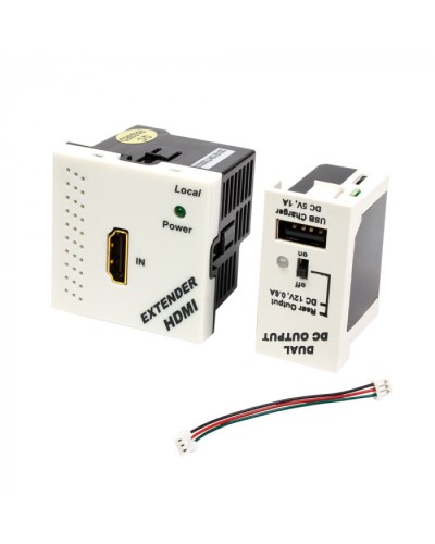 Конвертор RJ45-HDMI LANMASTER LAN-SIP-23HDMI/TX-WH в Санкт-Петербурге Медиаконвертеры Pintop.ru