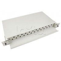 Бокс оптический 19" на 24ST порта Cabeus ODF-19-24-ST