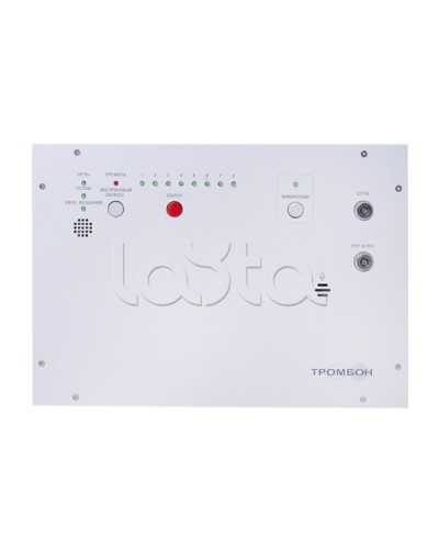 Блок оповещения Тромбон IP-БО8 в Санкт-Петербурге Системы оповещения и управления эвакуацией Pintop.ru