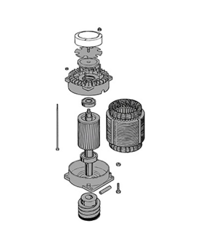 Электродвигатель C-BYT Came 119RIC042 в Санкт-Петербурге Запчасти для шлагбаумов и автоматики Pintop.ru