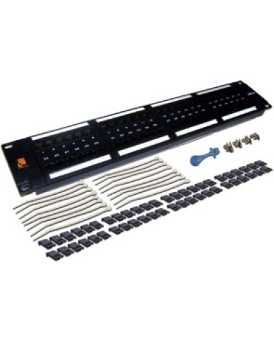 Патч-панель 48 портов, UTP, кат.5E, 2U LANMASTER LAN-PPL48U5E в Санкт-Петербурге Патч панель Pintop.ru