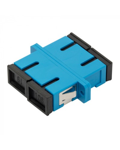 Адаптер оптический SC, SM, дуплексный LANMASTER (LAN-2SC-AM-SM) в Санкт-Петербурге Проходные адаптеры и розетки оптические Pintop.ru