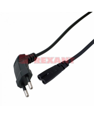 Шнур сетевой (угловая вилка) 2x0.75мм² 1.5М (10шт/уп) REXANT 11-1104 в Санкт-Петербурге Патч-корды и пигтейлы Pintop.ru