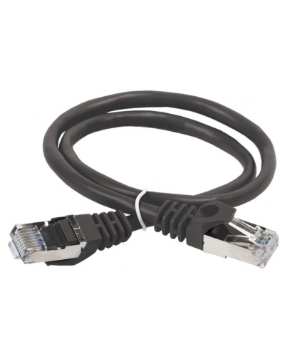 ITK Коммутационный шнур (патч-корд), кат.5Е FTP, 0,5м, черный (PC09-C5EF-05M) в Санкт-Петербурге Патч-корды и пигтейлы Pintop.ru