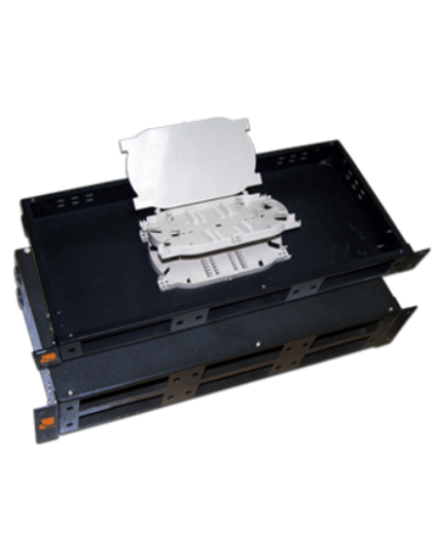 Кросс оптический 19 стоечный на 6 адаптерных панелей, 2U, с 4-мя сплайс-кассетами LANMASTER LAN-FOBM-RM-6P в Санкт-Петербурге Кросс оптический Pintop.ru