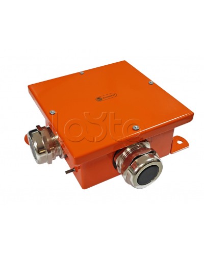 Экопласт SMB165 Коробка металл, огн. E-110,о/п 164х164х65, IP66, 9P, (0,15-2,5 мм2), оранж. в Санкт-Петербурге Распределительные коробки Pintop.ru