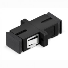 Проходной соединитель SC-SC, MM(для многомодового кабеля), simplex черный Cabeus (SC-SC-MM-BK)