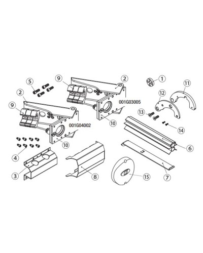 Рычаги F500 без крепления Came 119RID185 в Санкт-Петербурге Запчасти для шлагбаумов и автоматики Pintop.ru