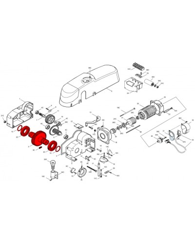 Соединитель для стрелы G12000 Came 119RIG081 в Санкт-Петербурге Запчасти для шлагбаумов и автоматики Pintop.ru