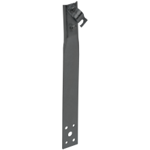 Держатель проводника круглого 6-10мм винтовой прямой h=60мм оцинкованная сталь TD IEK (ZDP86-13-1-16-60)