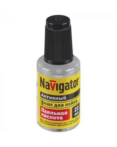 Флюс Navigator 93 262 NEM-Fl01-F22 (паяльная кислота, 22 мл) в Санкт-Петербурге Аксессуары для кабель-канала Pintop.ru