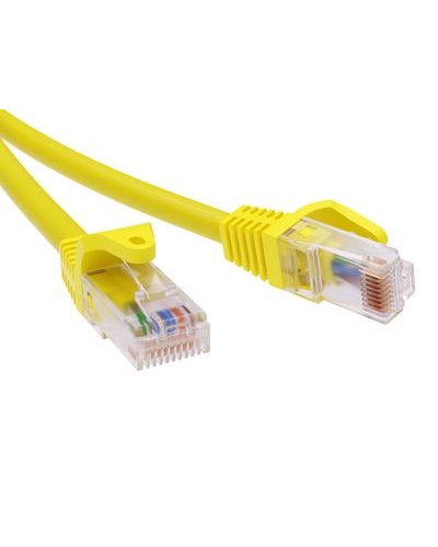 Патч-корд неэкранированный CAT6 U/UTP 4х2, LSZH, желтый, 0.5м DKC RN6UU4505YL в Санкт-Петербурге Патчкорды (медные) Pintop.ru