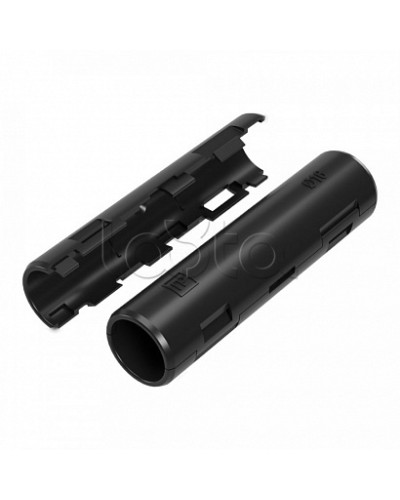 Муфта разборная d16 мм атмосферостойкая черная (100шт/1200шт уп/кор) Промрукав (PR13.0413) в Санкт-Петербурге Повороты, муфты, тройники Pintop.ru