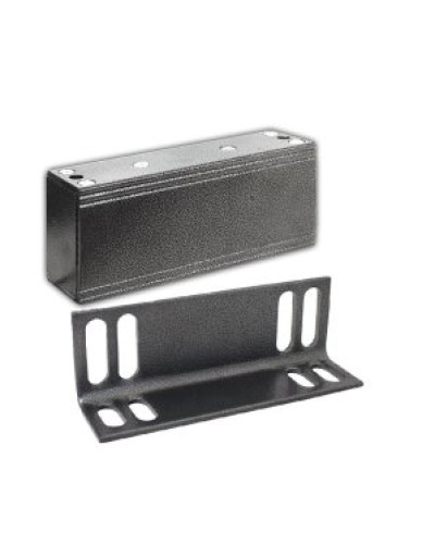 Замок электромагнитный Олевс М1-500 с уголком серебряный антик в Санкт-Петербурге Электромагнитные замки Pintop.ru