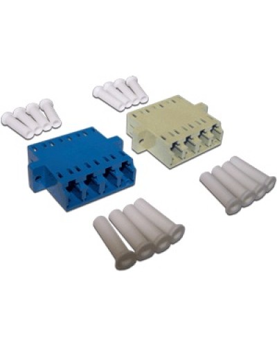 Адаптер оптический LC, SM/APC, корпус SC дуплекс, квадро LANMASTER LAN-4LCS-AM-APC в Санкт-Петербурге Коннекторы Pintop.ru