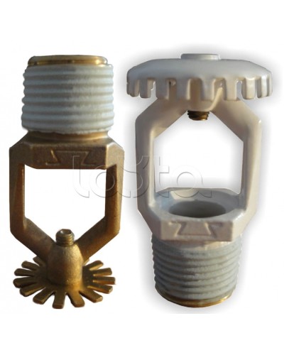 Ороситель дренчерный водяной и пенный Спецавтоматика ДУО0-РВд0,60-R1/2/В3-SU-К115 (белый) (RAL 9016) в Санкт-Петербурге Оросители Pintop.ru