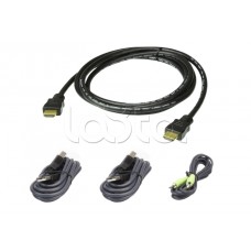 Комплект кабелей USB, HDMI для защищенного KVM-переключателя (1.8м) ATEN 2L-7D02UHX4