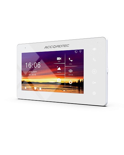 Видеодомофон 7 AccordTec AT-VD 710W K EXEL в Санкт-Петербурге Домофония Pintop.ru