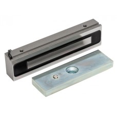 Электромагнитный замок AccordTec ML-200K-3 Premium Grey с планкой