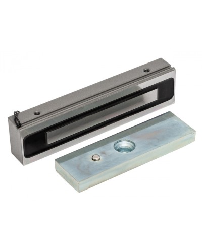 Электромагнитный замок AccordTec ML-200K-3 Premium Grey с уголком в Санкт-Петербурге Электромагнитные замки Pintop.ru