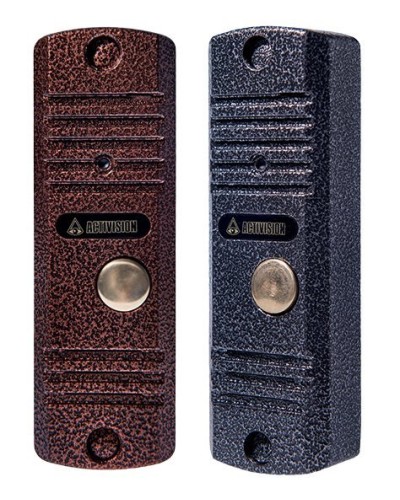 Видеопанель вызывная накладная на 1 абонента Activision AVC-105-V (медь, с видеокамерой) в Санкт-Петербурге Вызывные видеопанели малоабонентные Pintop.ru