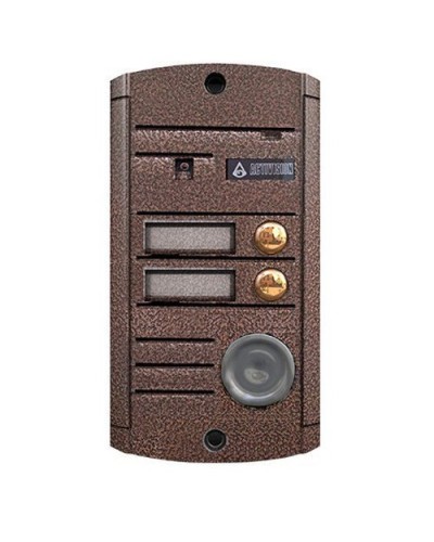 Видеопанель вызывная накладная цветная на 2 абонента с TM-считывателем Activision AVP-452 ТМ (PAL, медь) в Санкт-Петербурге Вызывные видеопанели малоабонентные Pintop.ru