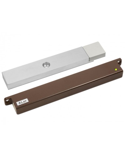 Замок электромагнитный Aler AL-200 PRemium (24 В, коричневый) в Санкт-Петербурге Электромагнитные замки Pintop.ru