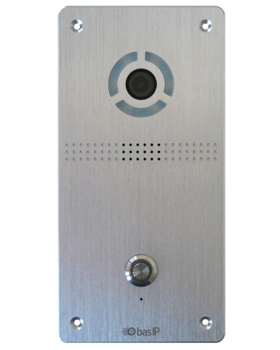 Панель вызывная BAS-IP AV-04FD SILVER в Санкт-Петербурге Вызывные IP панели Pintop.ru