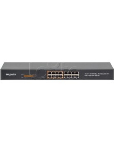 Коммутатор PoE 16-портовый Beward STW-16P8 в Санкт-Петербурге Коммутаторы Pintop.ru
