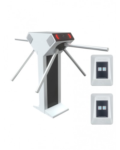 CARDDEX Комплект двухпроходной автономной проходной STR-04AEC в Санкт-Петербурге Турникеты Pintop.ru