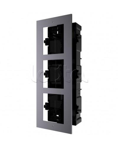Рамка для врезного монтажа на 3 модуля CTV-IP-UF3F в Санкт-Петербурге Аксессуары для IP домофонов Pintop.ru