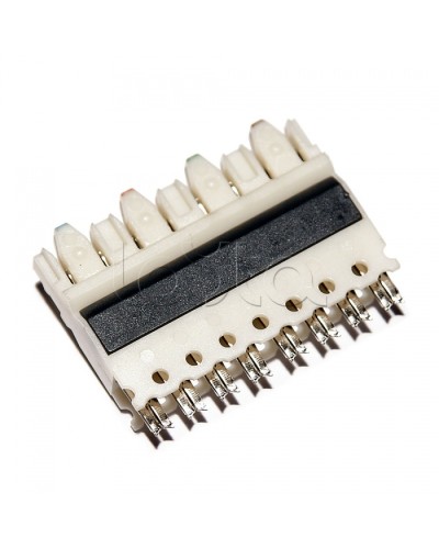 Модуль 110 типа 4-х парный Cabeus CB-4P в Санкт-Петербурге Кроссовое оборудование тип 110 Pintop.ru