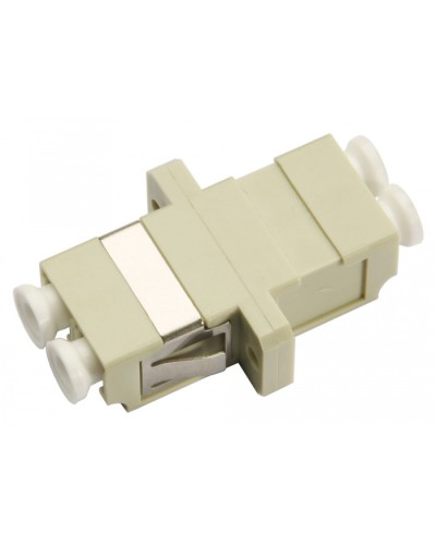 Соединитель проходной LC-LC duplex, MM(для многомодового кабеля) Cabeus DLC-DLC-MM в Санкт-Петербурге Проходные адаптеры и розетки оптические Pintop.ru
