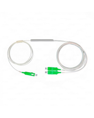 Разветвитель план 1х2 окон SC/APC 9/125 вывод 1,5м буфер 0.9мм 1260/1650 Cabeus (FCT-PLC-1/2-9-SC/A-1.5-0.9) в Санкт-Петербурге Оптические разветвители (сплиттеры) Pintop.ru