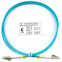 Патч-корд волоконно-оптический MM 50/125 duplex LC-LC LSZH (1м) Cabeus FOP-50-LC-LC-1m