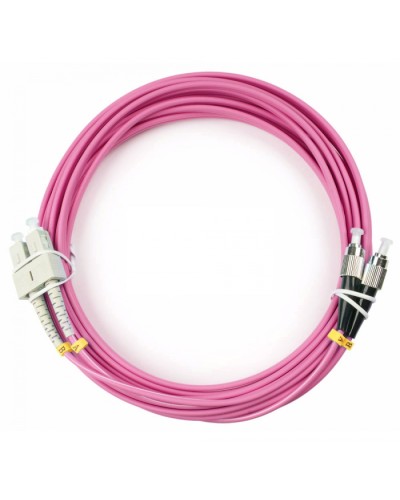 Шнур оптический duplex SC-FC 50/125 mm OM4 5м LSZH Cabeus FOP-50-OM4-SC-FC-5m в Санкт-Петербурге Патч-корды оптические Pintop.ru