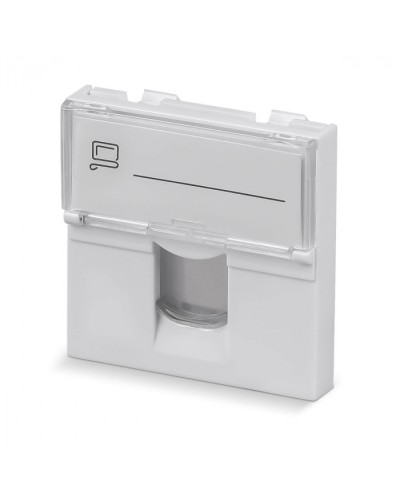 Вставка 45x45 (Mosaic) для 1 модуля формата Keystone Jack (арт.078604) Cabeus (FP-L-45-1M) в Санкт-Петербурге Модули Keystone Pintop.ru