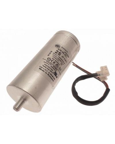 Конденсатор 25 мкФ с гибк. выводами и болтом Came 119RIR297 в Санкт-Петербурге Запчасти для шлагбаумов и автоматики Pintop.ru