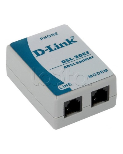 Сплиттер ADSL D-Link DSL-30CF/RS в Санкт-Петербурге Маршрутизаторы, Роутеры и Точки Доступа Pintop.ru
