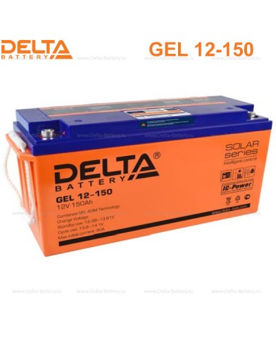 Аккумулятор свинцово-кислотный Delta GEL 12-150 в Санкт-Петербурге Электротехническое оборудование Pintop.ru