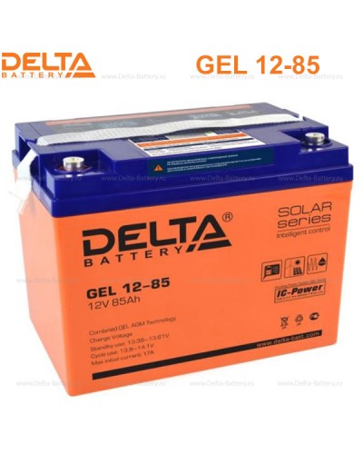 Аккумулятор свинцово-кислотный Delta GEL 12-85 в Санкт-Петербурге Электротехническое оборудование Pintop.ru