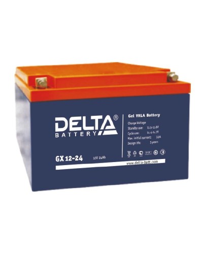 Аккумулятор свинцово-кислотный Delta GX 12-24 в Санкт-Петербурге Электротехническое оборудование Pintop.ru